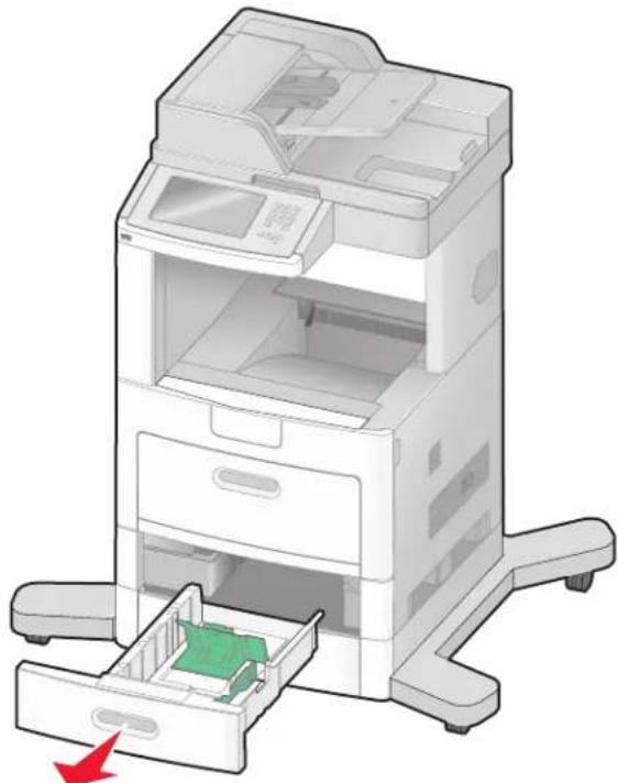 LEXMARK X652 - Standaardladen of optionele laden voor 250 of 550 vel vullen - 1