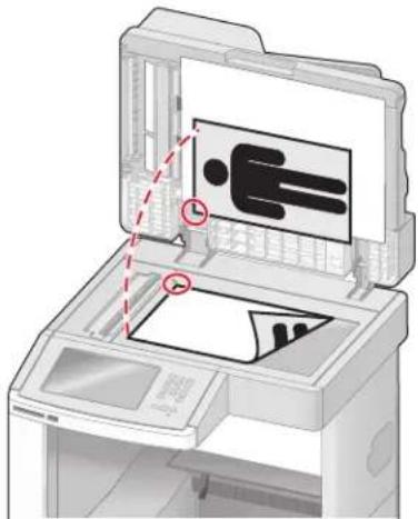 LEXMARK X652 - ADF Glasplaat - 2