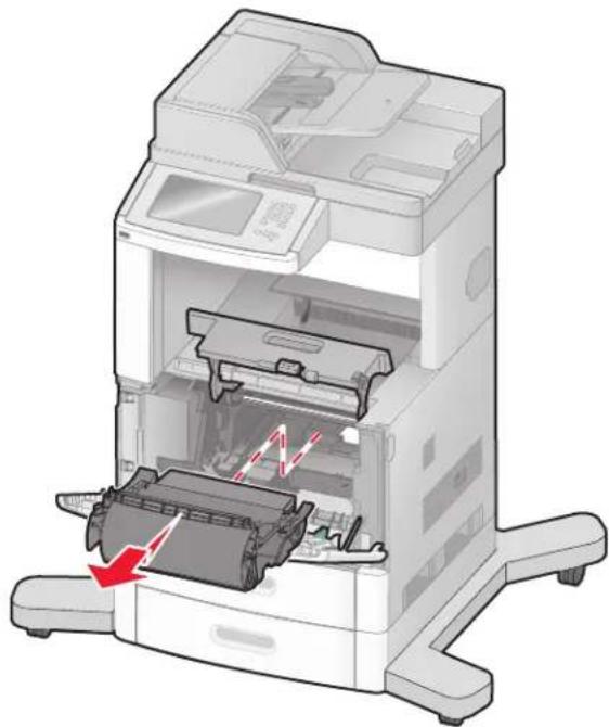 LEXMARK X652 - Informatie over storingsnummers en -locaties - 4