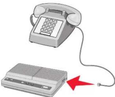 LEXMARK X652 - Aansluiten op een antwoordapparaat - 3