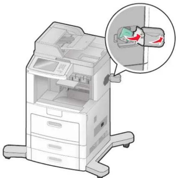 LEXMARK X652 - Nietjes vast - 1