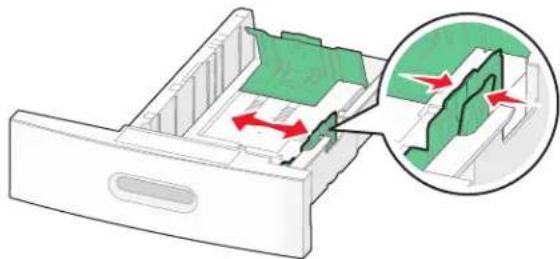 LEXMARK X652 - Standaardladen of optionele laden voor 250 of 550 vel vullen - 2