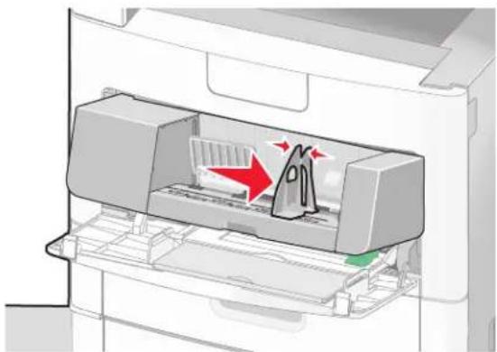 LEXMARK X652 - De enveloppenlader vullen - 2