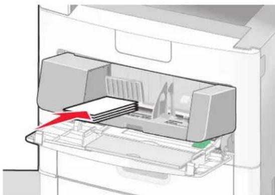 LEXMARK X652 - De enveloppenlader vullen - 4