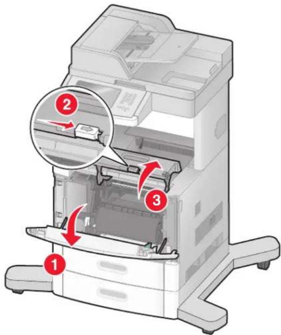 LEXMARK X652 - Informatie over storingsnummers en -locaties - 3