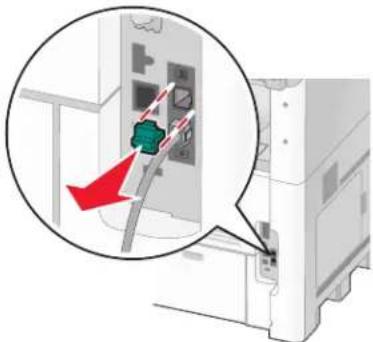 LEXMARK X652 - Aansluiten op een computer met een modem - 2