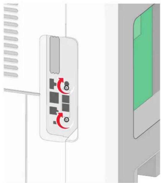 LEXMARK X652 - Faxkaart installeren - 5