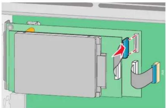 LEXMARK X652 - Vaste schijf van printer installeren - 6