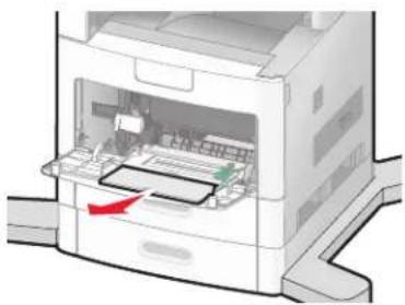 LEXMARK X652 - De universeellader vullen - 2