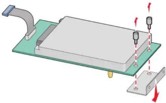 LEXMARK X652 - Vaste schijf van printer installeren - 4