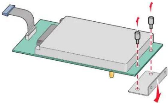 LEXMARK X652 - Een flashgeheugenkaart of firmwarekaart installeren - 12