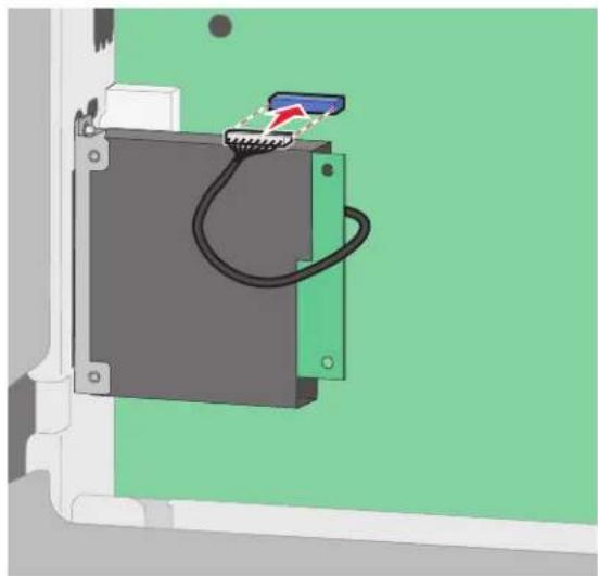 LEXMARK X652 - Faxkaart installeren - 6