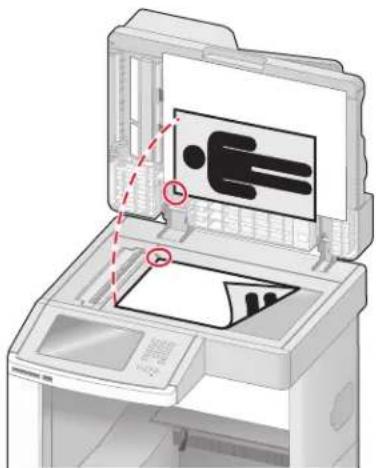 LEXMARK X652 - ADF Glasplaat - 2
