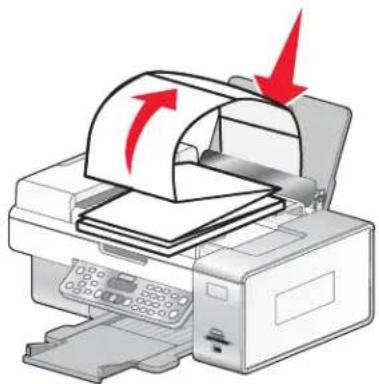 LEXMARK X6500 - Bannerpapier in de printer plaatsen - 1