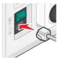 LEXMARK X6500 - Rechtstreeks aansluiten op een wandaansluiting voor telefoons - 1