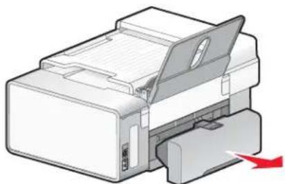 LEXMARK X6500 - Papier is vastgelopen in de duplexeenheid - 2