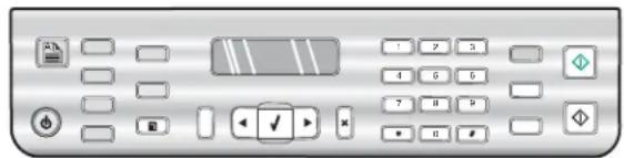 LEXMARK X6500 - Bedieningspaneel gebruiken - 1