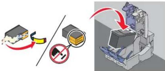 LEXMARK X6500 - Inktcartridges installeren - 3