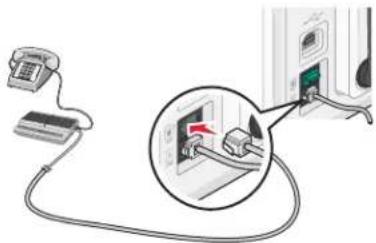 LEXMARK X6500 - Aansluiten op een antwoordapparaat - 4