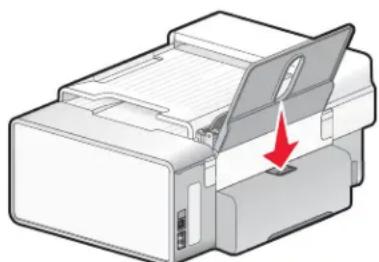 LEXMARK X6500 - Papier is vastgelopen in de duplexeenheid - 1
