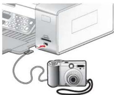 LEXMARK X6500 - Digitale PictBridge-camera aansluiten - 1