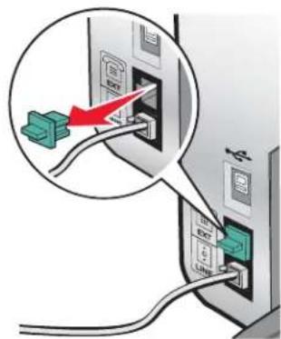 LEXMARK X6500 - Aansluiten op een telefoon - 2