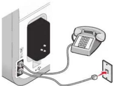 LEXMARK X5630 - Aansluiten op een telefoon - 3