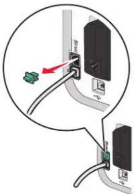 LEXMARK X5630 - Aansluiten op een telefoon - 2