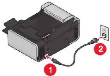 LEXMARK X5630 - MAAK HET NETSNOER LOS EN SLUIT HET SNOER OPNIEUW AAN - 1
