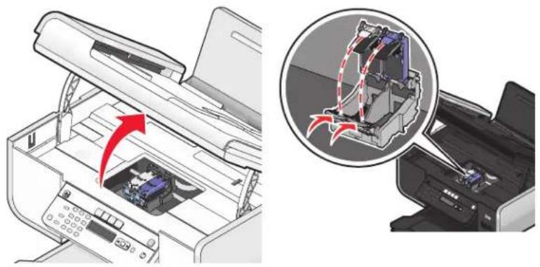 LEXMARK X5630 - Inktcartridges installeren - 1