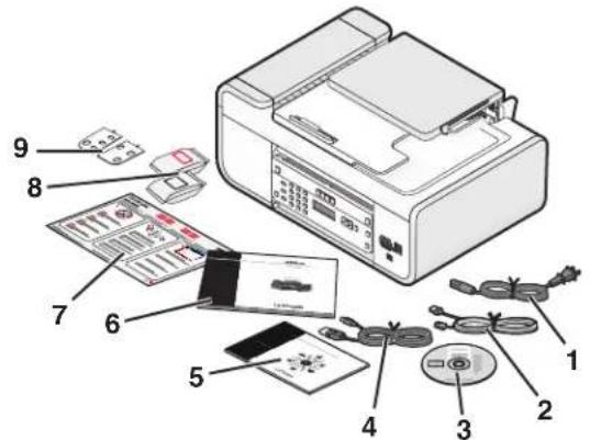 LEXMARK X5630 - Printer instellen als kopieerapparaat of faxapparaat - 1