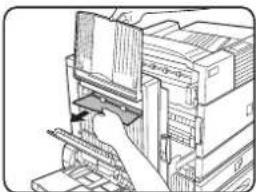 OKI B8300 - PAPIERSTORING IN DE DUPLEXMODULE - 2