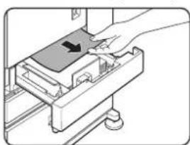 OKI B8300 - PAPIERSTORING IN LADE 1 - 3