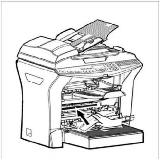 OKI B4540 - Papierinvoerwals reinigen - 2