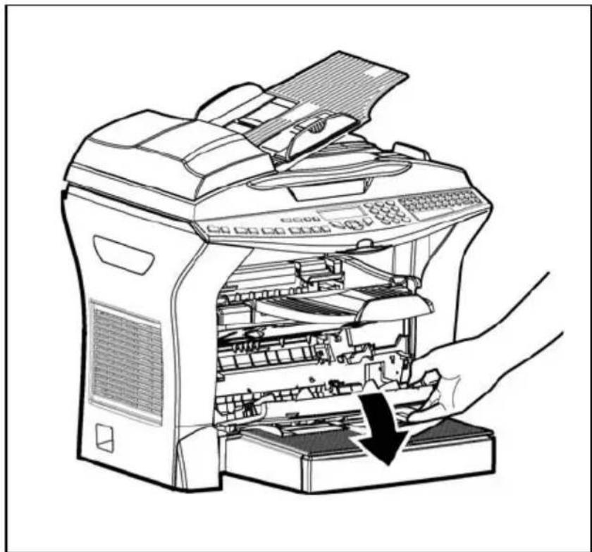 OKI B4520 - Tonercassette vervangen - 1