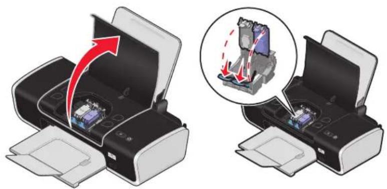 LEXMARK Z2400 - Inktcartridges installeren - 1