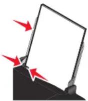 LEXMARK Z2400 - Papier in de printer plaatsen - 1