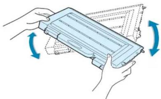 SAMSUNG CLP-550 - De toner opnieuw verdelen - 3