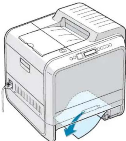 SAMSUNG CLP-550 - In de optionele lade 2 - 8