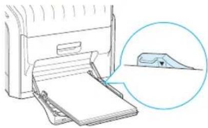 SAMSUNG CLP-550 - Gebruik van de multifunctionele lade - 8