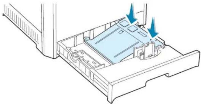 SAMSUNG CLP-550 - Stap 4. Papier plaatsen - 2