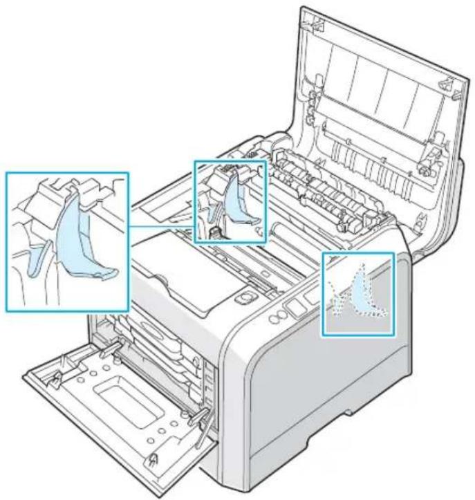 SAMSUNG CLP-550 - De transportriem vervangen - 8