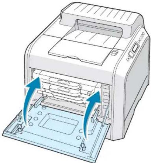SAMSUNG CLP-550 - De toner opnieuw verdelen - 5