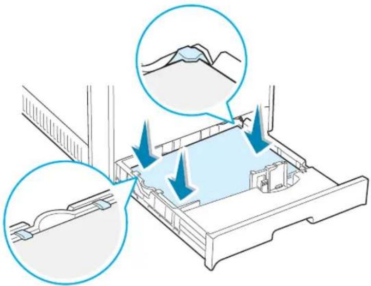 SAMSUNG CLP-550 - Plaats het papier met de te bedrukken zijde boven. - 2