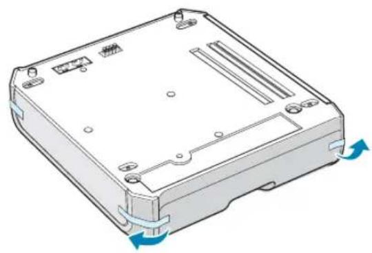 SAMSUNG CLP-550 - Een optionele lade installeren - 1