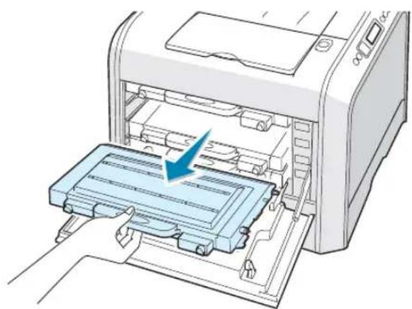 SAMSUNG CLP-550 - De tonercassettes vervangen - 2