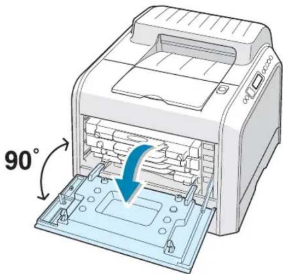 SAMSUNG CLP-550 - De binnenkant van de printer reinigen - 2