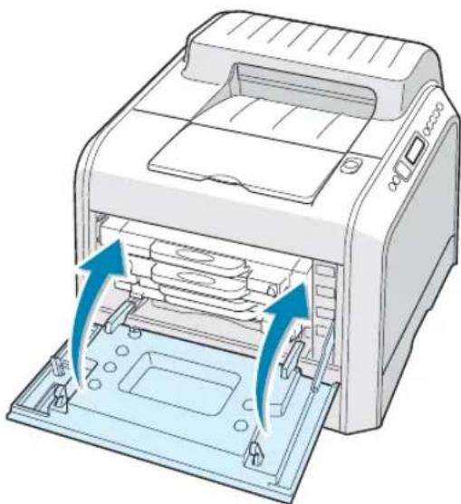 SAMSUNG CLP-550 - De tonercassettes vervangen - 7
