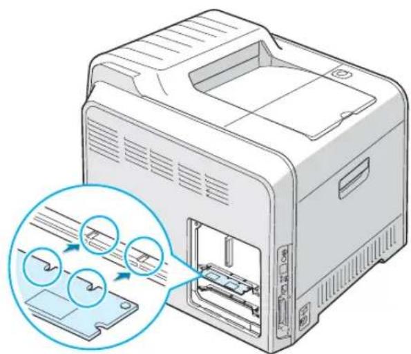 SAMSUNG CLP-550 - Printergeheugen installeren - 9