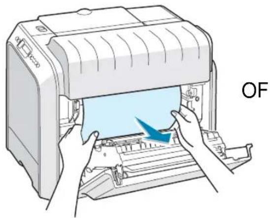 SAMSUNG CLP-550 - In het papieruitvoergebied - 10